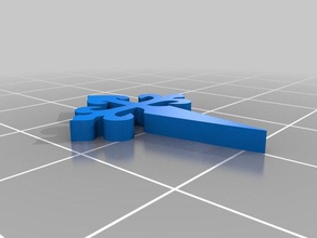 cruz santiago i segni loghi 3d print model - Mito3D