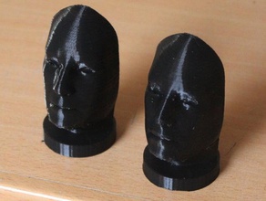 cara face visagedesign fablabsantanderorg sculptures 3d print model - Mito3D