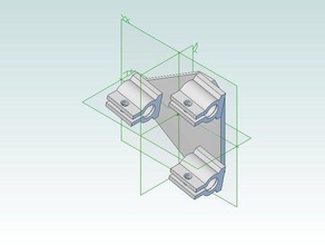moved camera slider alibre bearing lm8uu occupy thingiverse parametric 3d print model - Mito3D