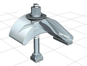 estrutura de fixação engenharia 3d print model - Mito3D