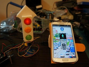 desarrollo de código abierto android semáforo la electrónica 123d design app inventor teléfono inteligente 3d print model - Mito3D