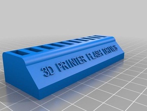 meine kundengebundene usb-stick-Halter Organisation 3d print model - Mito3D