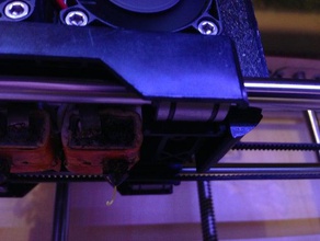 dual mk 8 extruder fan duct print cooler 3d printer accessories replicator 3d print model - Mito3D