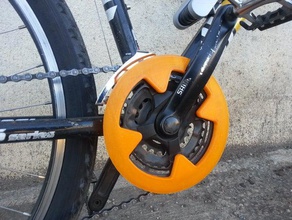 shimano cadena de guardia protector deporte al aire libre bicicleta 3d print model - Mito3D