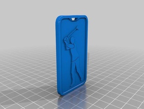 özelleştirilmiş golf çantası etiketi benim spor açık havada 3d print model - Mito3D