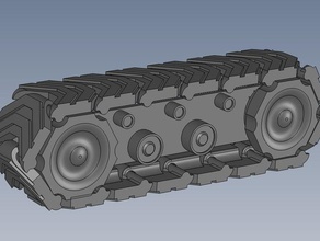 tanque de banda rodagem veículos 3d print model - Mito3D