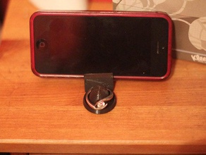 ring iphone holder organization 3d print model - Mito3D