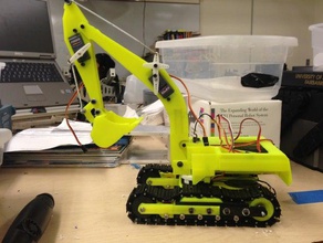 escavatore remix robotica 3d print model - Mito3D