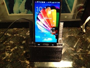 samsung galaxy s4 mini dock mobil telefon 3d print model - Mito3D