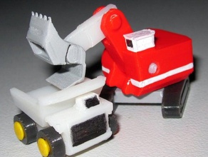 micro-Bagger Fahrzeuge 3d print model - Mito3D