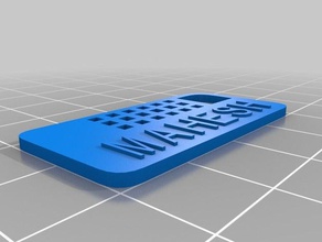 my customized keychain design 4 keychains 3d print model - Mito3D