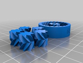 meine angepasste dito dualstrusion math Kunst 3d print model - Mito3D