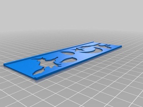 halloween template rulers art tools 3d 3d print model - Mito3D