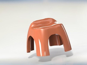 little kid efebino chair model furniture arm bubblebutt engh engine engineer phone cushion 3d print model - Mito3D
