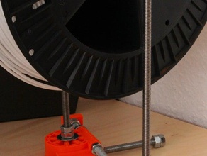 stand m8 paraxial de carga partes construir hastes rosca 3d print model - Mito3D
