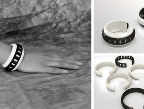 modular bracelet bracelets 3d print model - Mito3D