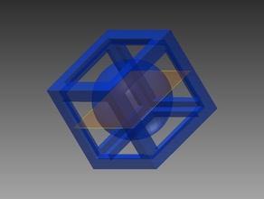 ball cube math Kunst 3d print model - Mito3D