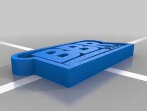 bbr keychain keychains 3d print model - Mito3D