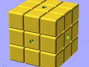 ekobots rubiks cube puzzles juego juguete 3d print model - Mito3D
