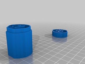 smiley box containers customized 3d print model - Mito3D