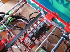 sanguinololu holder below prusa 3d printer parts hide 3d print model - Mito3D