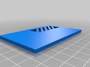 blank simple business card office 3d print model - Mito3D