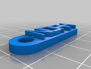 noé de l'organisation personnalisé 3d print model - Mito3D