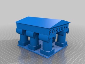 fortuna temple statue fixe 3d l'impression 3d print model - Mito3D