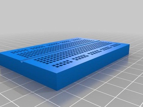 mini breadboard 3d printing 3d print model - Mito3D