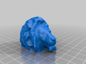 artinstitutechi lion pez sculptures 3d art institute chicago derivation mashup toy useful 3d print model - Mito3D