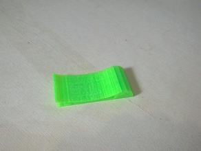 kağıt klip ofis geri tutucu offcie ataç okul basit 3d print model - Mito3D