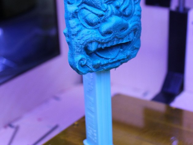 ogre pez sculptures 3d art institute chicago fun grrrrr head mashup toy 3D print model - Mito3D