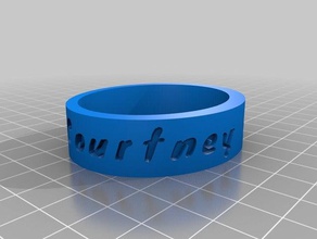 courtney forte garoto pulseiras personalizado 3d print model - Mito3D