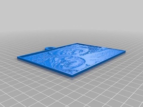 aulijeppe 2d Kunst angepasst 3d print model - Mito3D