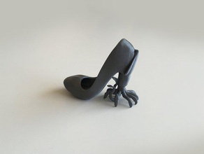 cuttlefish high heel shoe other 3d print model - Mito3D