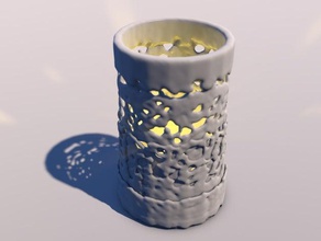sıvı su bardağı dekor becher flabber akış glibber tasse 3d print model - Mito3D
