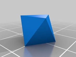 meu personalizados poliedros convexos d8 matemática arte 3d print model - Mito3D