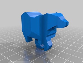 bear learning 3d print model - Mito3D