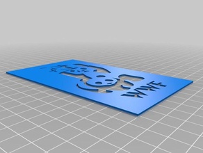 il wwf art strumenti personalizzato 3d print model - Mito3D