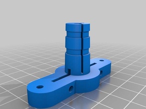 rostock hotend mount bowden clamp 3d printer parts 3d print model - Mito3D