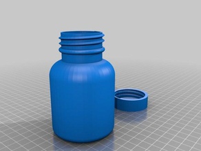 meine angepasste sksbottle Container 3d print model - Mito3D