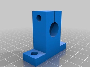 12 mm linear rail support 3d printer parts 3d print model - Mito3D