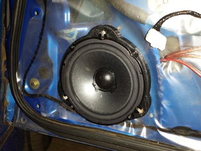 subaru impreza front speaker spacer other adaptor 3d print model - Mito3D