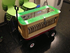 all-terrain laptop cart learning apple radio flyer school sketchup wagon wood 3d print model - Mito3D