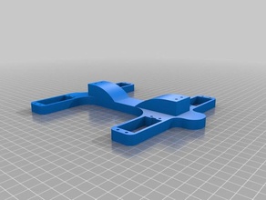 base frame quadruped robot robotics servo 3d print model - Mito3D