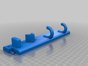sherman modular hook system organization customized 3d print model - Mito3D