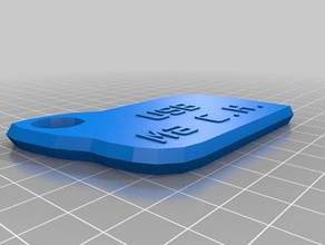 my usb keychain sport outdoors customized 3d print model - Mito3D