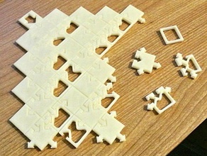 rule 30 tile puzzle puzzles 3d print model - Mito3D