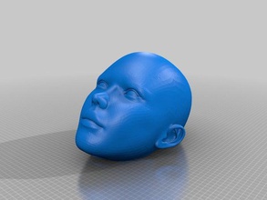face sculptures faces girl head lips 3d print model - Mito3D