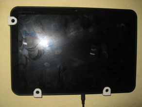 tablet holder wall clips organization mount 3d print model - Mito3D